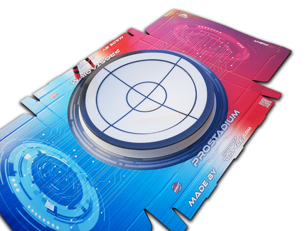 arène prostadium cardboard game tapis beystadium big anime beyblade